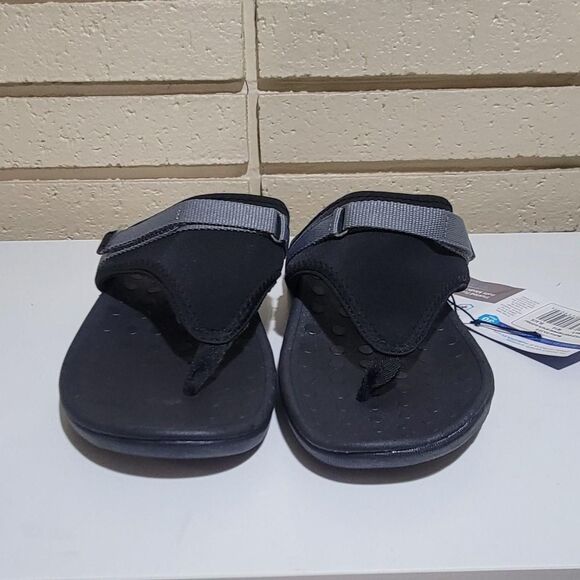 Lot of 5 NWT Soles Orthotic Flip Flop Sandals Black Women's Size 10 - Picture 2 of 9